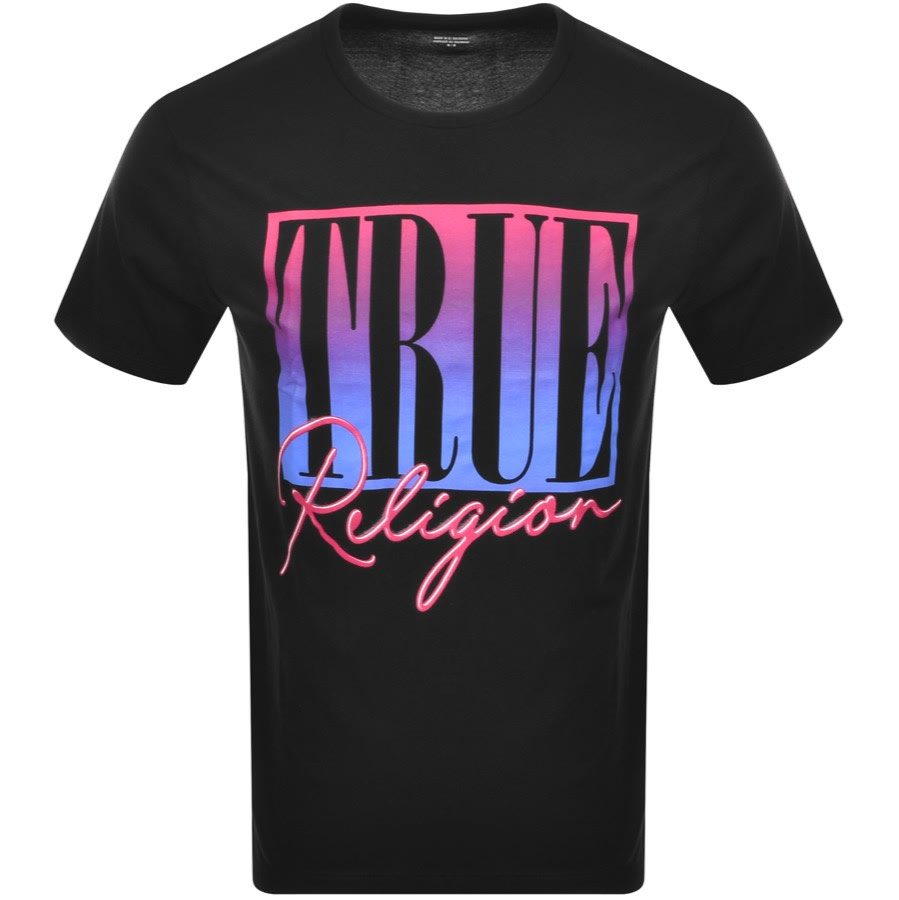 Alternative Image for ProductTrue Religion Logo T Shirt Black1